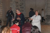 Lodovico explaining the meaning of sicilian songs