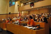 Lodovico in the lecture hall