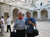 Lodovico with a student